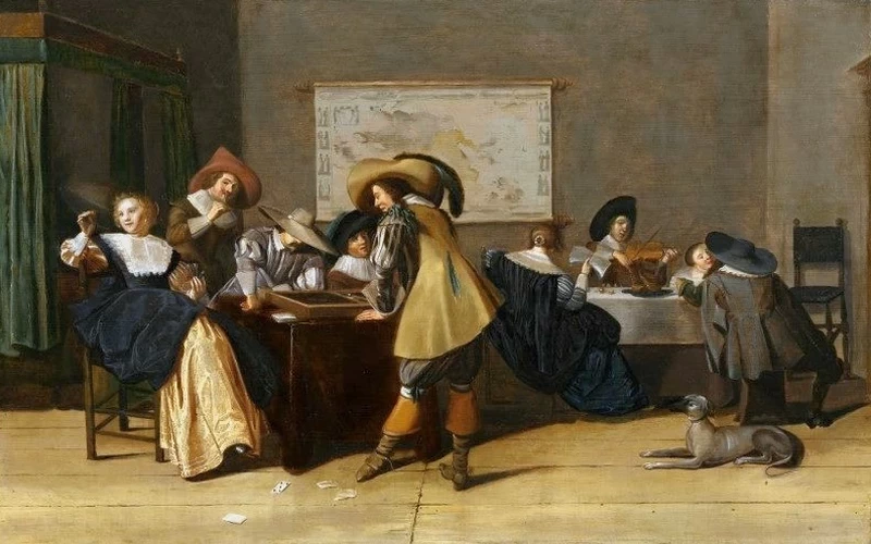 Giocatori di tric - trac, Zamek Królewski na Wawelu, Cracovia